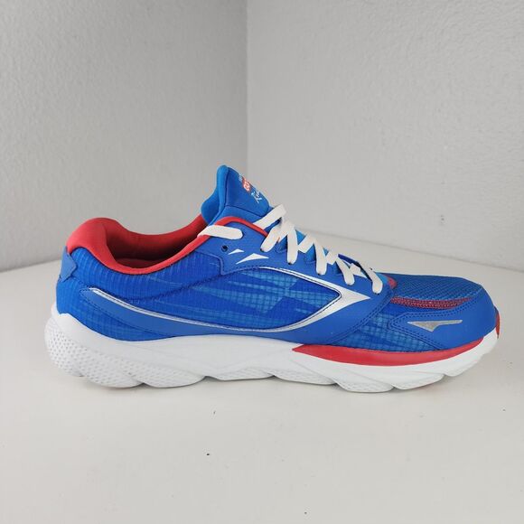 Skechers GOrun Ride 3 Running Shoes Blue Red White Men’s Size 13 Lightweight - Picture 8 of 13